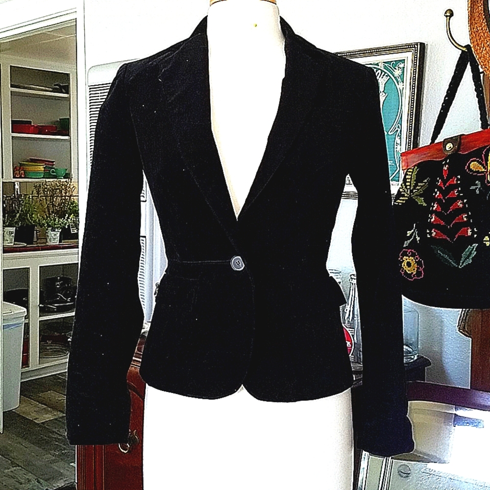 🌹☘🥂NWOT Velvet Blazer♦️♠️♥️♣️